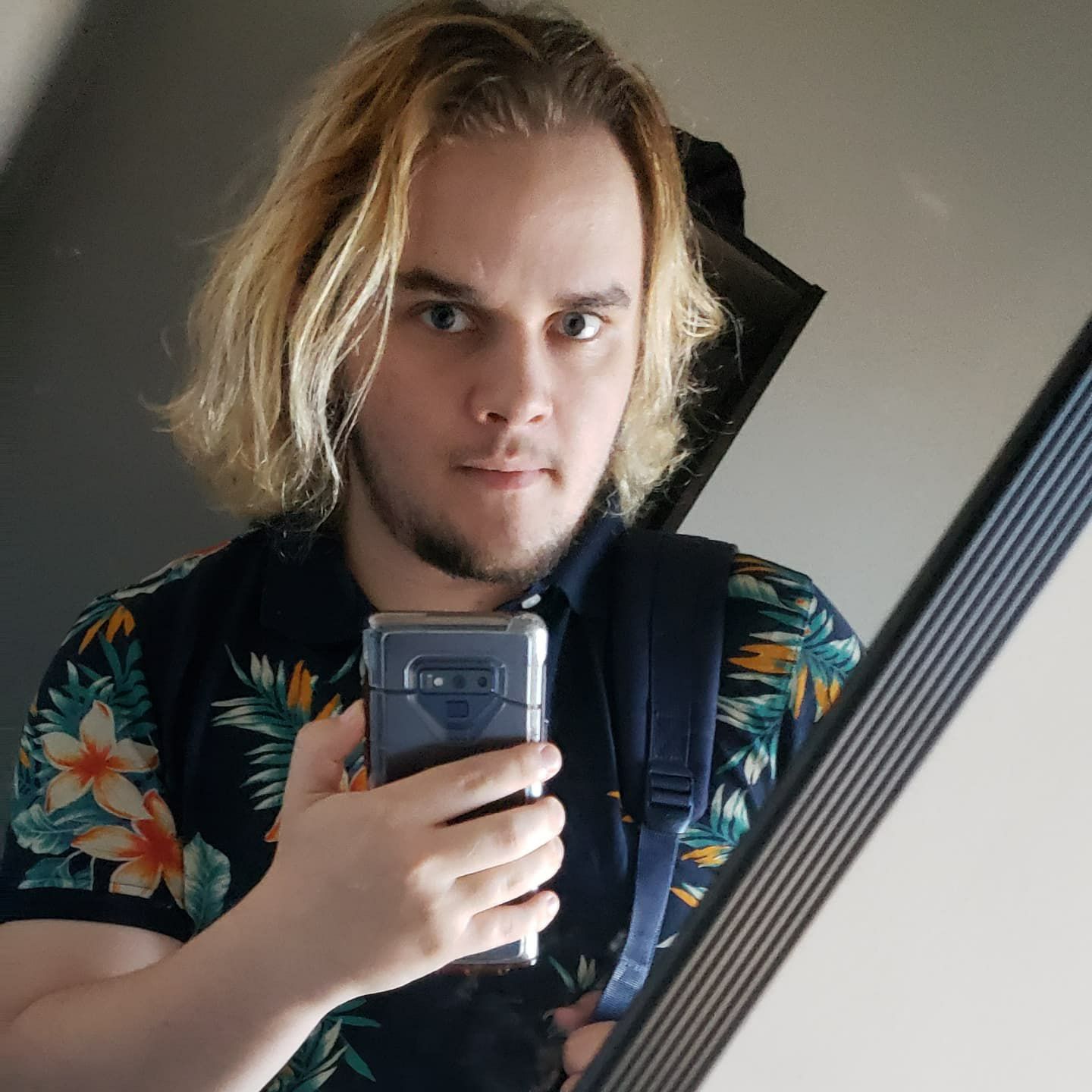 Man with yellow hair